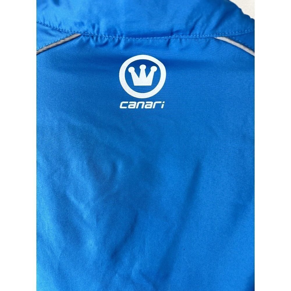Canari‎ Cycling Mens Breakaway Razor Convertible Sleeve Jacket Vented sz XL Blue - Picture 9 of 11